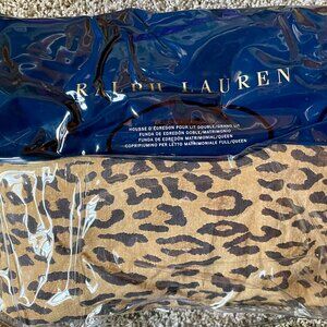 Aragon Leopard Queen Fitted Sheet, NWOT